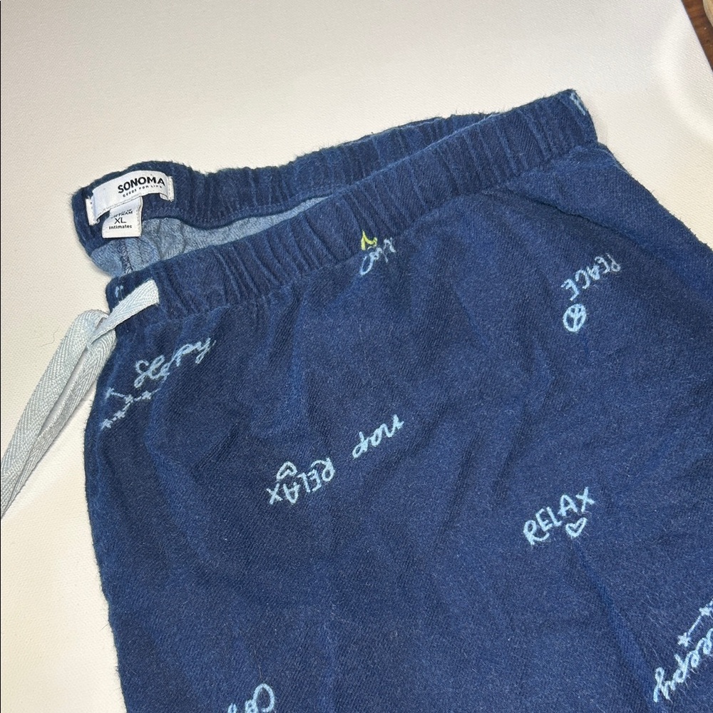 Sonoma Navy Relaxed Fit Pants